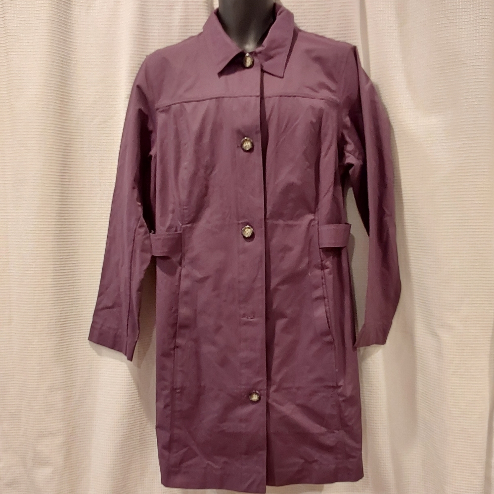 Eddie BauerBlackberry Girl On The Go Trench Jacket - Picture 2 of 8